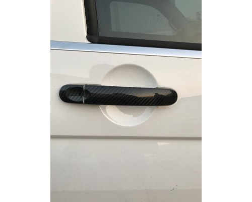 Накладки на ручки (натуральний карбон) 4 ручки для Volkswagen Caddy 2015+ - 68721-11