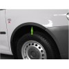 Накладки на арки (чорний мат) Коротка база, 2 бічні (метал) для Volkswagen Caddy 2015-2020