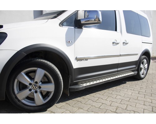 Комплект молдингів та розширювачів арок 2 двері, коротка база для Volkswagen Caddy 2015-2020