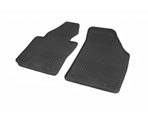 Гумові килимки (2 шт, Polytep) для Volkswagen Caddy 2015+ - 56015-11