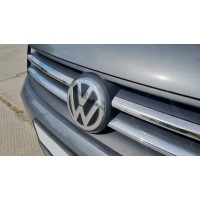Накладки на решетку (2 шт, нерж) OmsaLine - Итальянская нержавейка для Volkswagen Caddy 2015+