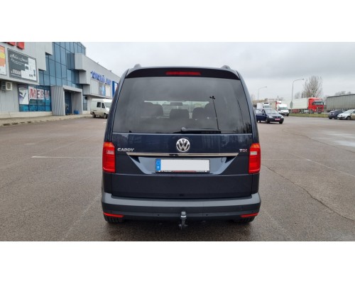 Volkswagen Caddy 2015+ Накладка над номером (нерж.) - 54837-11