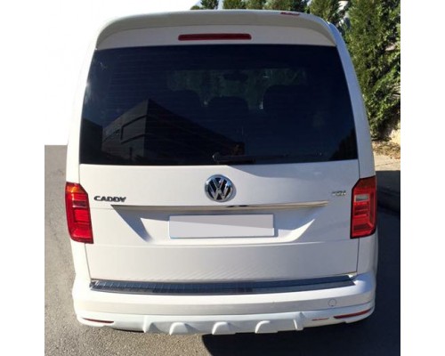 Накладка на задний бампер (под покраску) для Volkswagen Caddy 2015+ - 54848-11