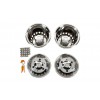 Колпаки из нержавейки Эксклюзив V3 (2 катковые, 4 шт) для Volkswagen Crafter 2006-2016 гг