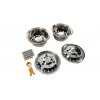 Колпаки из нержавейки Эксклюзив V3 (2 катковые, 4 шт) для Volkswagen Crafter 2006-2016 гг