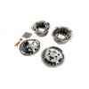 Колпаки из нержавейки Эксклюзив V3 (2 катковые, 4 шт) для Volkswagen Crafter 2006-2016 гг