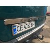 Накладка над номером (нерж.) OmsaLine - итальянская нержавейка для Volkswagen Crafter 2006-2017 - 48950-11