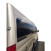 Верхняя окантовка стекол (нерж.) для Volkswagen Crafter 2006-2017