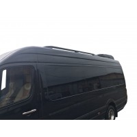 Рейлінги під фарбування (пластик) для Volkswagen Crafter 2006-2017