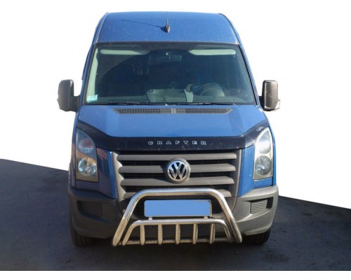 Кенгурятник WT002 (нерж) для Volkswagen Crafter 2006-2017