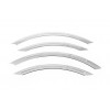 Накладки на арки узкие (4 шт, нерж) для Volkswagen Crafter 2006-2017 - 50713-11