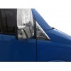 Накладка возле зеркал (2 шт, нерж) OmsaLine - Итальянская нержавейка для Volkswagen Crafter 2006-2017 - 48955-11