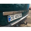 Накладка над номером (нерж.) Carmos - Турецкая сталь для Volkswagen Crafter 2006-2017 - 52616-11