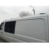 Рейлінги DD (алюміній) 340 см, Хром, Чавунна ніжка для Volkswagen Crafter 2006-2017