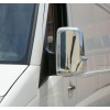 Накладки на дзеркала (2 шт) Carmos, Турецька сталь для Volkswagen Crafter 2006-2017 - 49876-11