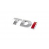 Volkswagen Crafter 2006-2017 Надпись Tdi (прямой шрифт) Красная І - 54917-11