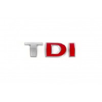 Volkswagen Crafter 2006-2017 Надпись Tdi (прямой шрифт) Красная І