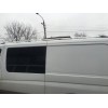 Рейлінги DD (алюміній) 340 см, Чорний, Чавунна ніжка для Volkswagen Crafter 2006-2017