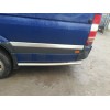 Бічні труби за заднім колесом (2 шт, нерж) ExtraLong, 70мм для Volkswagen Crafter 2006-2017
