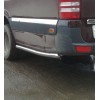 Бічні труби за заднім колесом (2 шт, нерж) ExtraLong, 70мм для Volkswagen Crafter 2006-2017