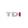 Volkswagen Crafter 2006-2017 Надпись Tdi (прямой шрифт) Красные DІ - 54918-11