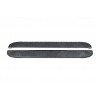 Бічні пороги Bosphorus Black (2 шт., алюміній) Long/ExtraLong для Volkswagen Crafter 2006-2017 - 52898-11