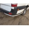 Бічні труби за заднім колесом кутові (2 шт, нерж) Середня база для Volkswagen Crafter 2006-2017