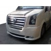 Volkswagen Crafter 2006-2017 Накладка на передний бампер 2 фары (под покраску) - 49649-11