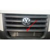 Решетка в бампер (нерж) для Volkswagen Crafter 2006-2017 - 51219-11