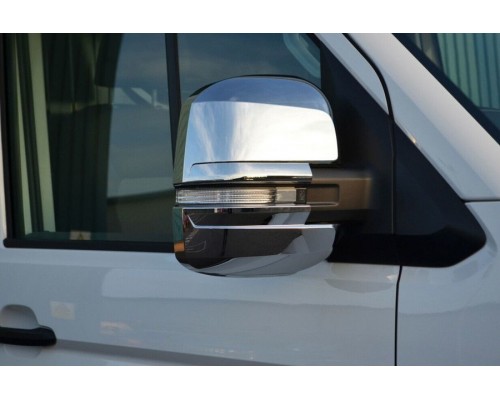 Накладки на дзеркала OmsaLine (4 частини, ABS) для Volkswagen Crafter 2017+ - 62363-11
