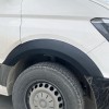 Накладки на арки широкие (4 шт, черные) для Volkswagen Crafter 2017↗ гг.