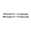 Накладки на ручки OmsaLine (нерж) 4D (8 частей, нерж) для Volkswagen Crafter 2017+ - 76859-11