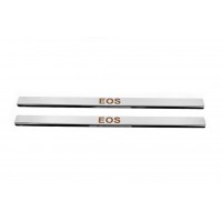 Накладка на пороги Carmos (2 шт, нерж) для Volkswagen EOS 2006-2011 гг