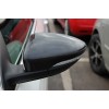 Накладки на дзеркала (2 шт, натуральний карбон) для Volkswagen EOS 2011+ - 51224-11