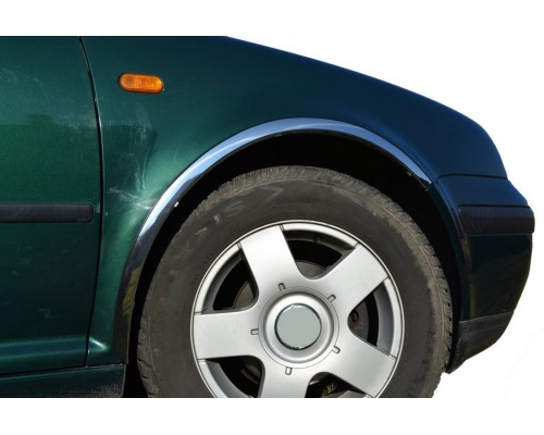 Накладки на арки (4 шт, нерж) для Volkswagen Golf 4 - 80274-11