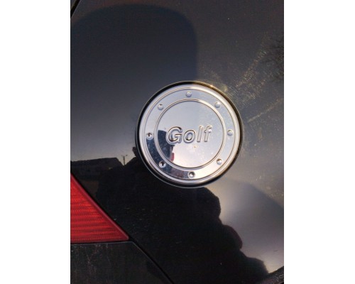 Накладка на лючок бензобака (нерж) для Volkswagen Golf 4 - 48876-11