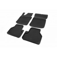 Гумові килимки з бортом (4 шт, Polytep) для Volkswagen Golf 5