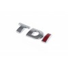 Напис Tdi OEM, Всі літери червоні для Volkswagen Golf 5