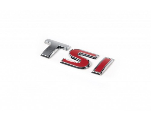 Напис TSI (косий шрифт) Всі червоні для Volkswagen Golf 6 - 55123-11