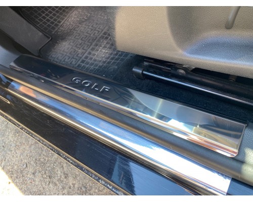 Накладки на внутрішню частину порога (2 шт, нерж) для Volkswagen Golf 6 - 49113-11