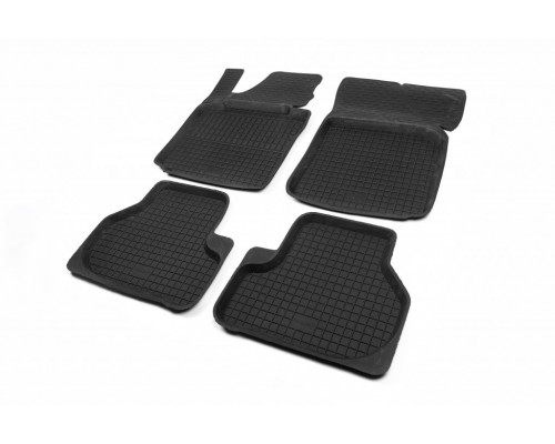 Гумові килимки з бортом (4 шт, Polytep) для Volkswagen Golf 6 - 61473-11