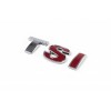 Напис TSI (прямий шрифт) TS - хром, I - червоний для Volkswagen Golf 6 - 55124-11