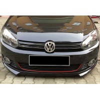 Передняя Lip накладка DPT V-2 (под покраску) для Volkswagen Golf 6