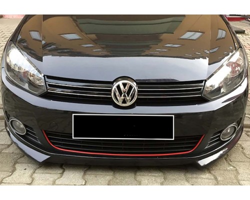 Передняя Lip накладка DPT V-2 (под покраску) для Volkswagen Golf 6