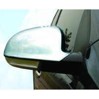 Накладки на зеркала (SW, шт, нерж.) OmsaLine - Итальянская нержавейка для Volkswagen Golf 6