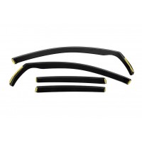 Ветровики вставные Niken Luxury (HB, 4 шт) для Volkswagen Golf 6