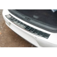 Накладка на задній бампер Carmos (нерж) HB для Volkswagen Golf 7