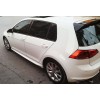 Боковые пороги DPT V-1 (черный) для Volkswagen Golf 7/E-Golf