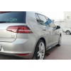 Боковые пороги DPT V-8 (черный глянец) для Volkswagen Golf 7/E-Golf