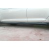 Боковые пороги DPT V-8 (черный глянец) для Volkswagen Golf 7/E-Golf
